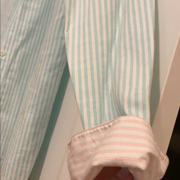 Vineyard Vines mint pinstripe button down - Picture 4 of 4